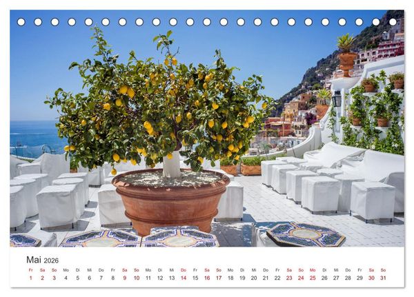 Produktbild: Malerische Amalfik&uuml;ste (Tischkalender 2026 DIN A5 quer), CALVENDO Monatskalender