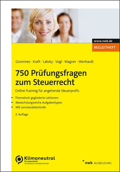 Produktbild: 750 Pr&uuml;fungsfragen zum Steuerrecht