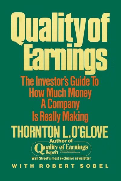 Produktbild: Quality of Earnings