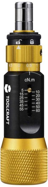 Produktbild: TOOLCRAFT TO-9627246 Elektrotechnik und Feinwerktechnik Drehmoment-Schraubendreher Gr&ouml;&szlig;e (Schraubendreher) 4 mm