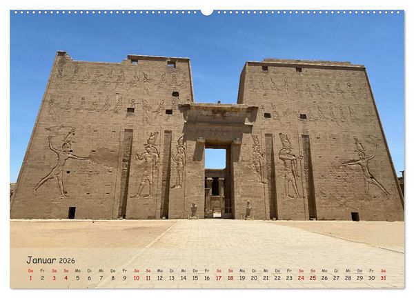 Produktbild: Zwischen Luxor und Abu Simbel - Eine Reise durch die Dynastien (Wandkalender 2026 DIN A2 quer), CALVENDO Monatskalender