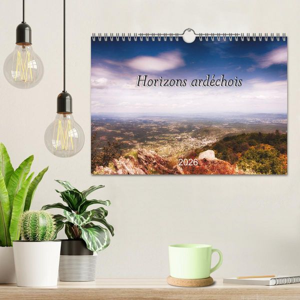 Produktbild: Horizons ard&eacute;chois (Calendrier mural 2026 DIN A4 vertical), CALVENDO calendrier mensuel