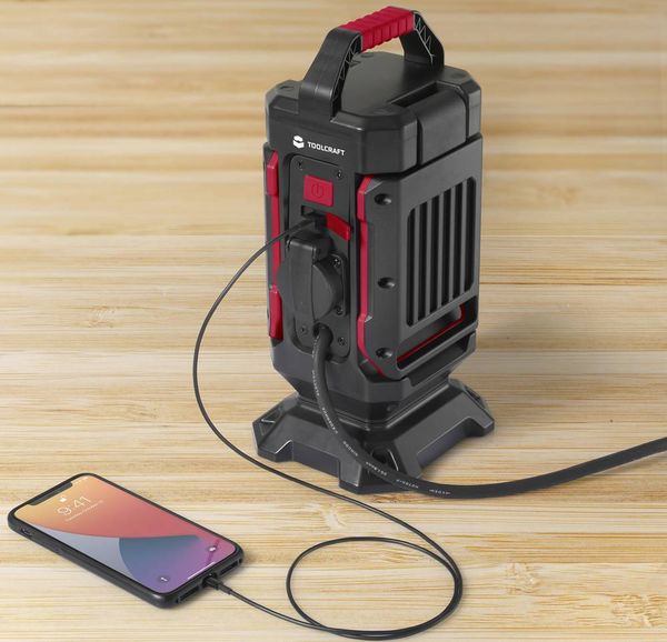 Produktbild: TOOLCRAFT LED-Baustrahler 40W Naturwei&szlig; TO-7843725