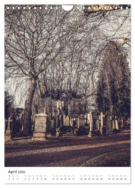 Produktbild: Dean Cemetery - Historischer Friedhof Edinburgh (Wandkalender 2026 DIN A4 hoch), CALVENDO Monatskalender