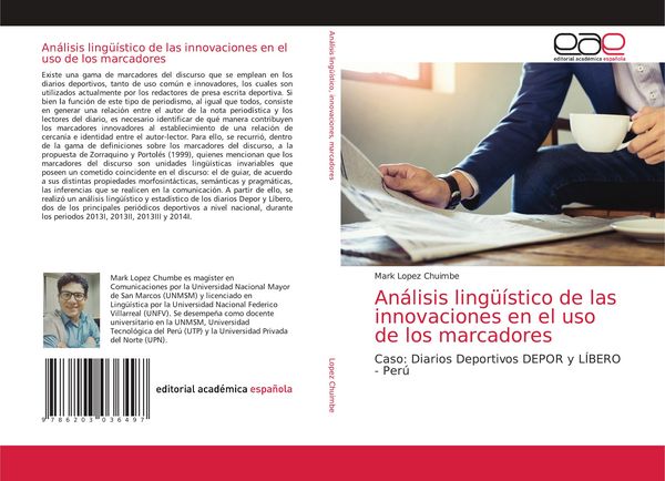 Produktbild: An&aacute;lisis ling&uuml;&iacute;stico de las innovaciones en el uso de los marcadores