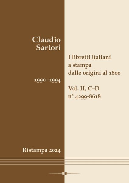 Produktbild: I libretti italiani a stampa dalle origini al 1800. Catalogo analitico con 16 indici