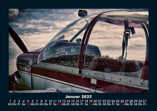 Produktbild: Flugzeuge 2025 Fotokalender DIN A5