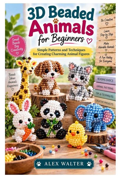 Produktbild: 3D Beaded Animals for Beginners