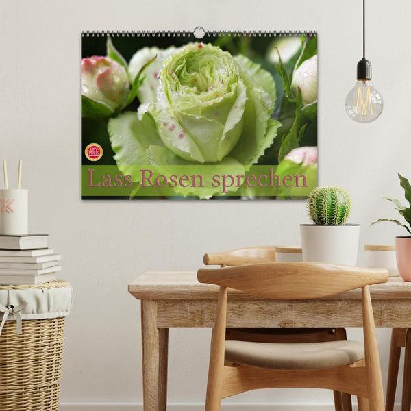 Produktbild: Lass Rosen sprechen (Wandkalender 2026 DIN A3 quer), CALVENDO Monatskalender