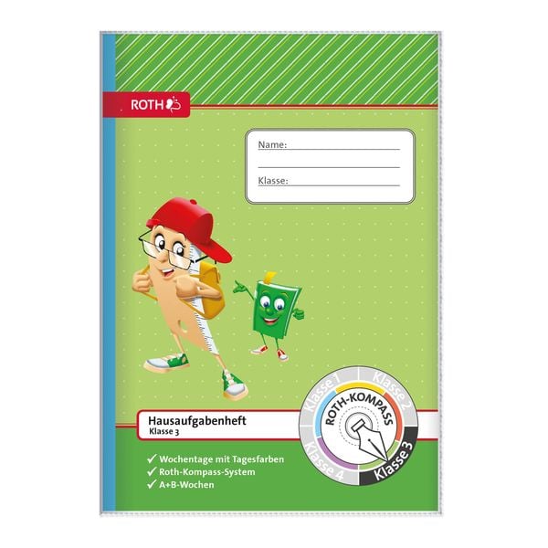 Produktbild: Roth-Kompass Hausaufgabenheft Klasse 2