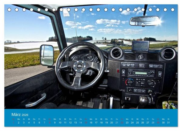Produktbild: Defender f&uuml;r's Grobe (Tischkalender 2026 DIN A5 quer), CALVENDO Monatskalender