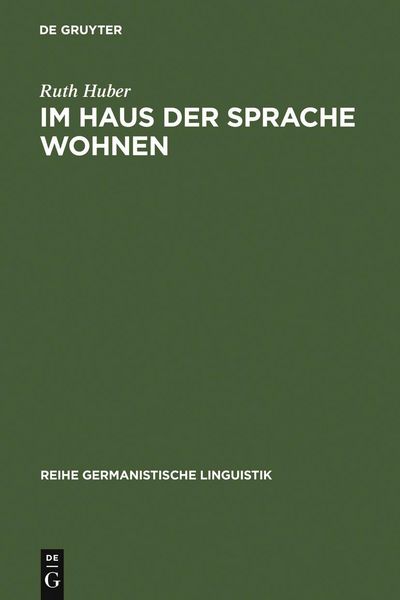 Produktbild: Im Haus der Sprache wohnen
