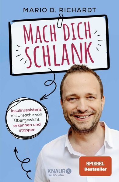Mach dich schlank, Gebundene Ausgabe von Mario D. Richardt, Knaur Menssana, 9783426562406