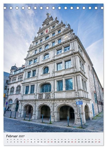 Produktbild: Braunschweig - Mittelalterliche L&ouml;wenstadt (Tischkalender 2027 DIN A5 hoch), CALVENDO Monatskalender