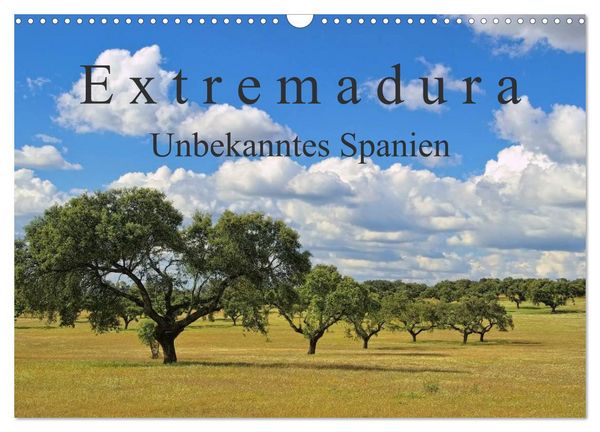 Produktbild: Extremadura - Unbekanntes Spanien (Wandkalender 2026 DIN A3 quer), CALVENDO Monatskalender