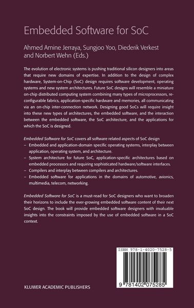 Produktbild: Embedded Software for SoC
