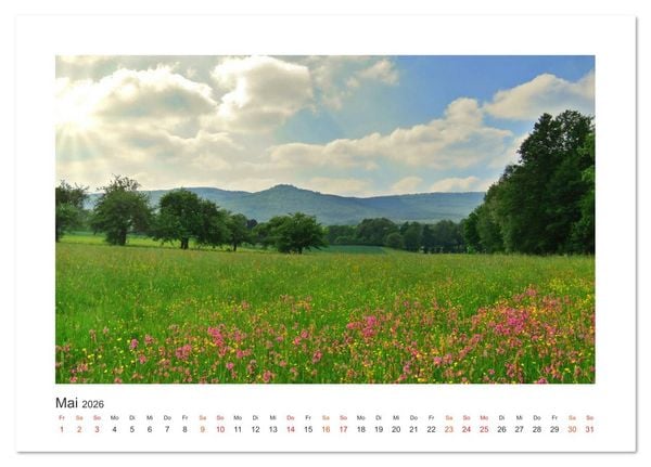 Produktbild: Nordhessen ist fotogen - Werra-Mei&szlig;ner - Edition (Tischkalender 2026 DIN A5 quer), CALVENDO Monatskalender