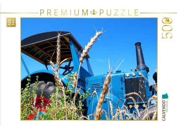 CALVENDO Puzzle Ein Motiv aus dem Kalender Traktoren kraftvolle Freunde | 500 Teile Lege-Größe 48 × 36 cm Foto-Puzzle für Erwachsene