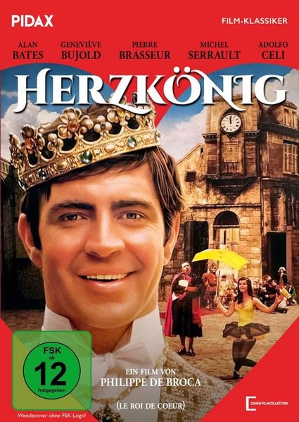 Produktbild: Herzk&ouml;nig (Le Roi de c&oelig;ur) / Franz&ouml;sische Filmkom&ouml;die mit toller Besetzung (Pidax Film-Klassiker)