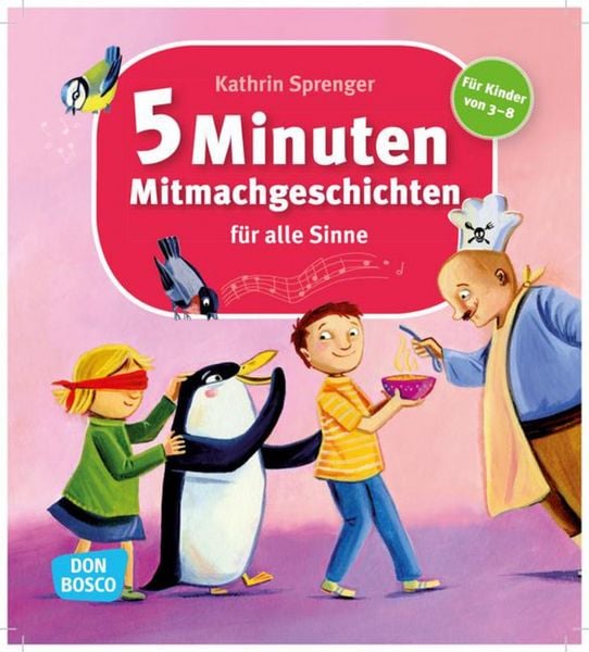 Produktbild: 5 Minuten Mitmachgeschichten f&uuml;r alle Sinne