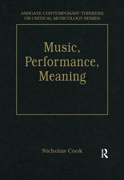 Produktbild: Music, Performance, Meaning