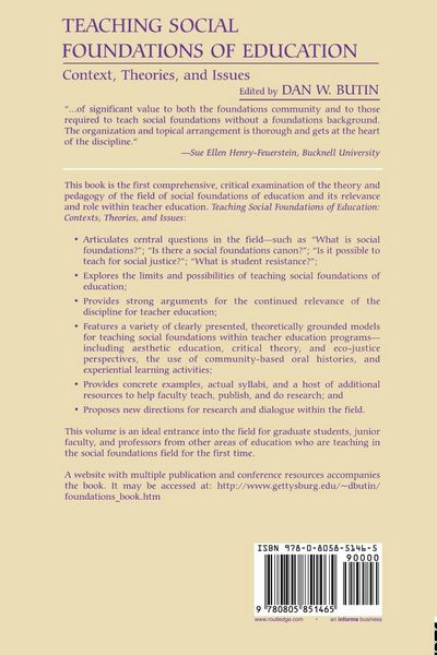 Produktbild: Teaching Social Foundations of Education