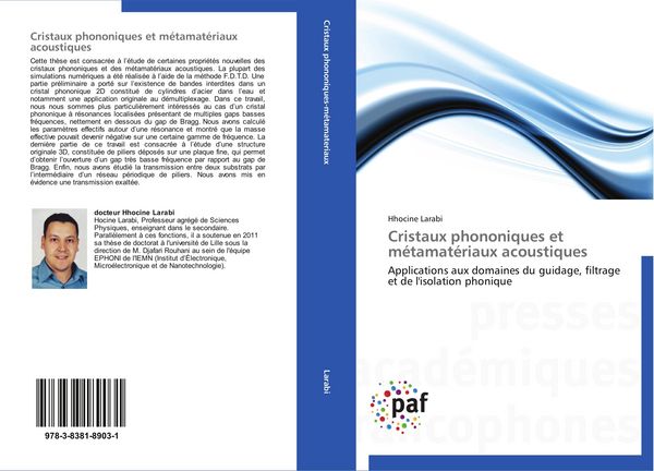 Produktbild: Cristaux phononiques et m&eacute;tamat&eacute;riaux acoustiques