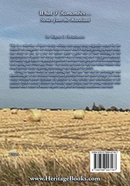 Produktbild: What I Remember... Stories from the Heartland