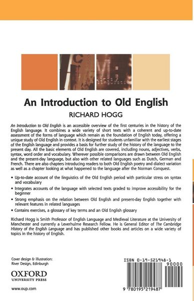 Produktbild: An Introduction to Old English