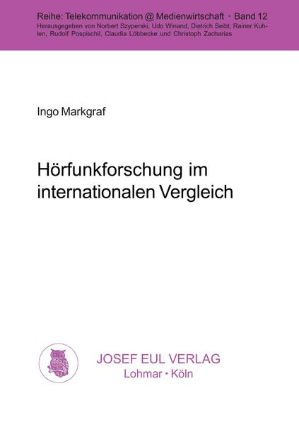 Produktbild: H&ouml;rfunkforschung im internationalen Vergleich