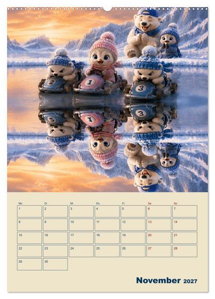 Produktbild: Frostige Fantasiewelten (hochwertiger Premium Wandkalender 2027 DIN A2 hoch), Kunstdruck in Hochglanz