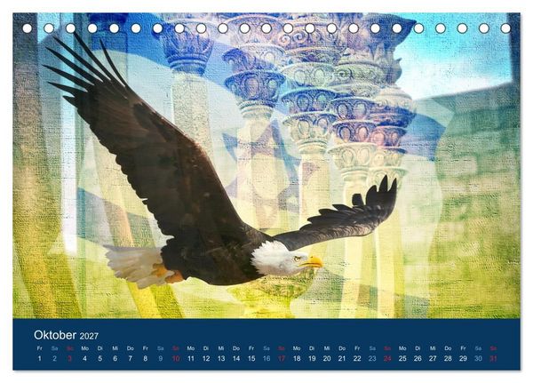 Produktbild: Geliebtes Jerusalem (Tischkalender 2027 DIN A5 quer), CALVENDO Monatskalender