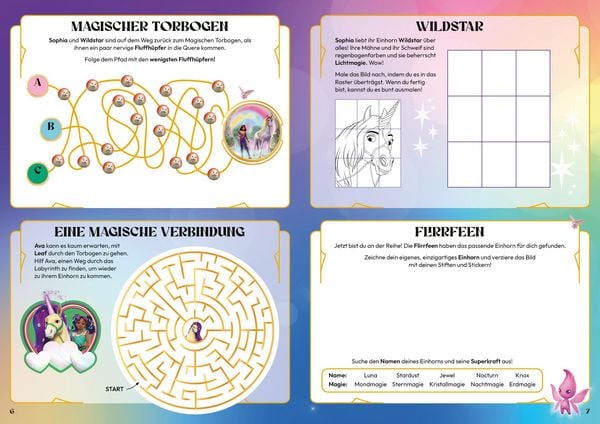 Produktbild: Unicorn Academy &ndash; Stickerbuch