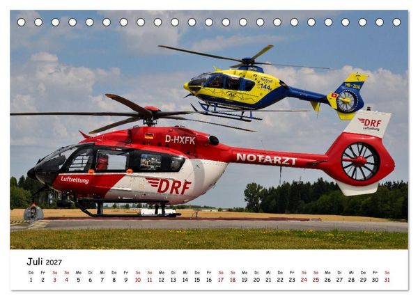 Produktbild: Wo Kraft schwebt und Pr&auml;zision fliegt (Tischkalender 2027 DIN A5 quer), CALVENDO Monatskalender