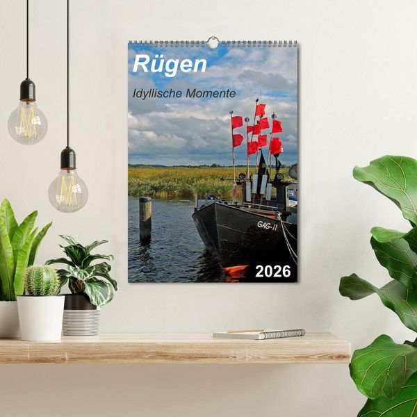 Produktbild: R&uuml;gen-Idyllische Momente (Wandkalender 2026 DIN A3 hoch), CALVENDO Monatskalender