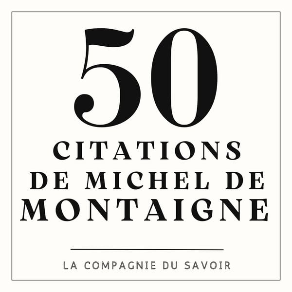 Produktbild: 50 citations de Michel De Montaigne