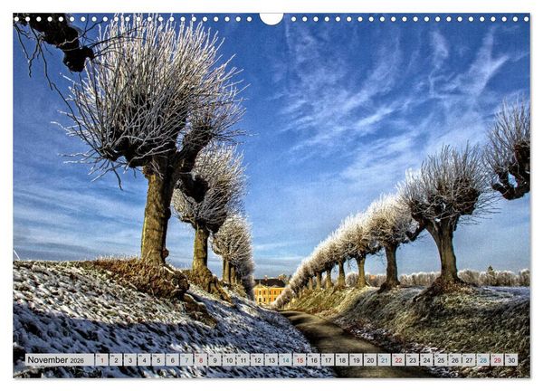Produktbild: Schloss Bothmer - Kl&uuml;tzer Schlossimpressionen (Wandkalender 2026 DIN A3 quer), CALVENDO Monatskalender