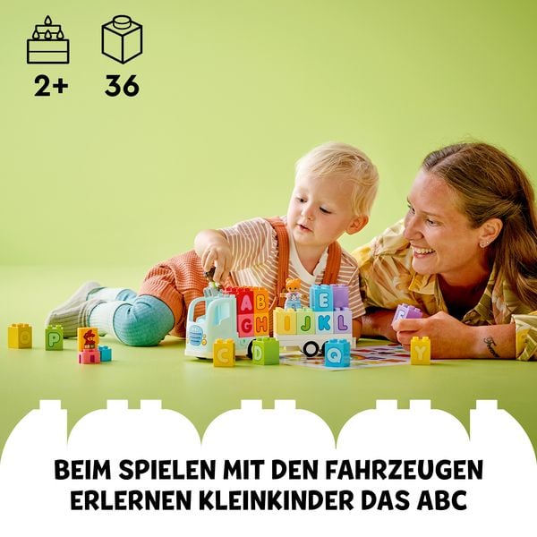 Produktbild: LEGO DUPLO Town ABC-Lastwagen, Lernspielzeug mit LKW Spielzeug 10421