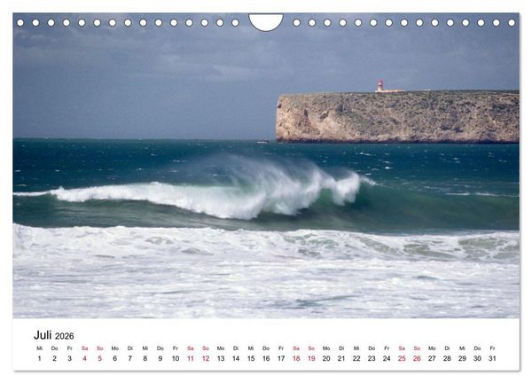 Produktbild: Naturschauspiel Wellen (Wandkalender 2026 DIN A4 quer), CALVENDO Monatskalender