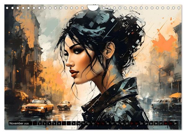 Produktbild: Nostalgische Romanzen - Liebe, Lust und Leidenschaft (Wandkalender 2026 DIN A4 quer), CALVENDO Monatskalender