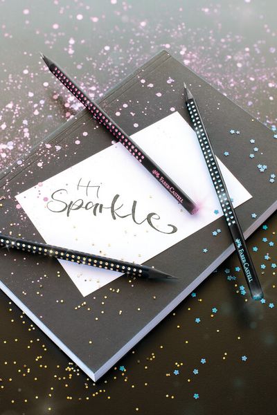 Produktbild: Faber-Castell Bleistift Sparkle Midnight rose