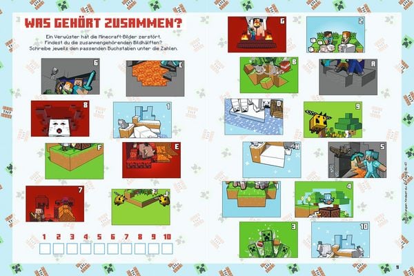 Produktbild: Minecraft: Mein gro&szlig;er R&auml;tselspa&szlig;