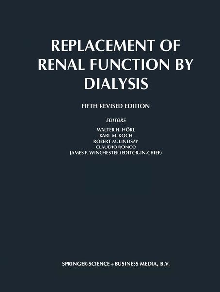 Produktbild: Replacement of Renal Function by Dialysis