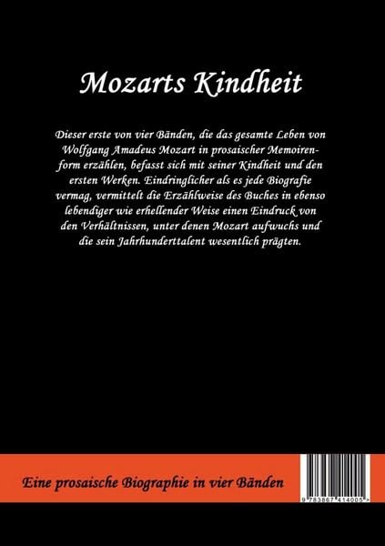 Produktbild: Mozarts Kindheit