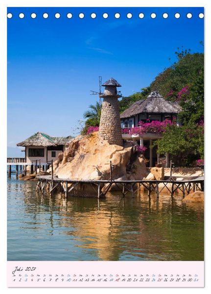 Produktbild: Vietnam - Natur,Tempel, Tropen, und urbaner Glanz (Tischkalender 2027 DIN A5 hoch), CALVENDO Monatskalender