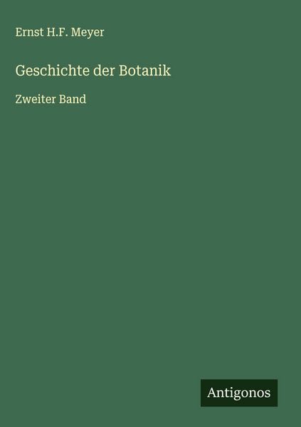 Produktbild: Geschichte der Botanik