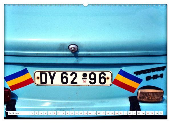 Produktbild: Trabi-Land DDR (Wandkalender 2026 DIN A2 quer), CALVENDO Monatskalender
