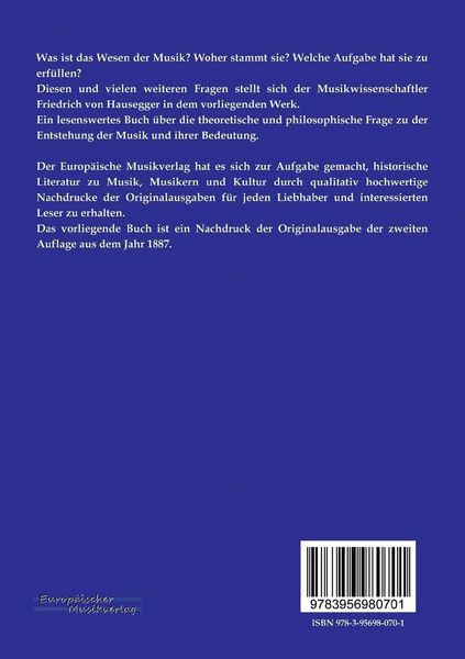 Produktbild: Die Musik als Ausdruck