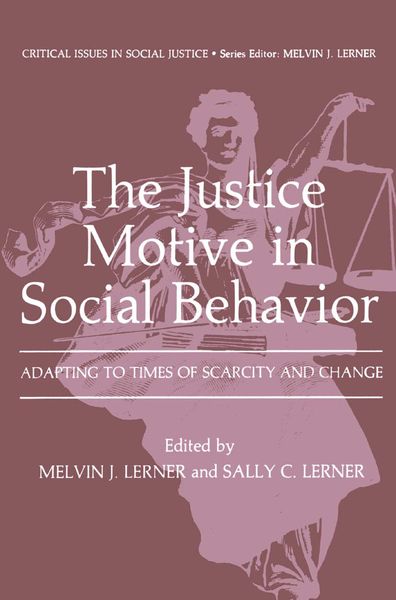 Produktbild: The Justice Motive in Social Behavior