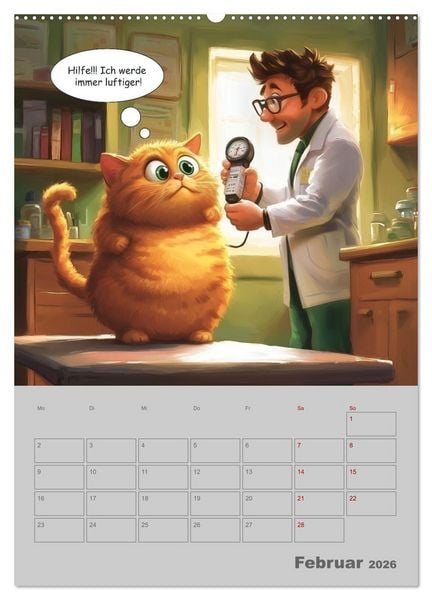 Produktbild: Ein Arzt f&uuml;r alle Felle (hochwertiger Premium Wandkalender 2026 DIN A2 hoch), Kunstdruck in Hochglanz